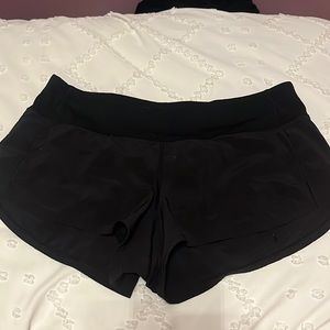 lululemon speed up mid rise lined short 4’
